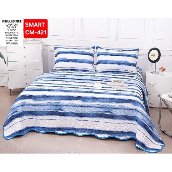 Cuvertura 3 piese Cuvertura cu 3 piese pentru pat dublu