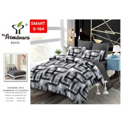 Lenjerii de pat cu Elastic Finet 6 piese Lenjerii de pat cu Elastic Finet 6 piese