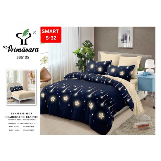 Lenjerii cu Elastic Finet 6 piese 1+1