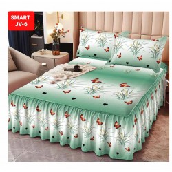 Cearceaf cu Volane din Finet + 2 Fete Perna - 160x200x45 Cearceaf cu Volane din Finet + 2 Fete Perna - 160x200x45